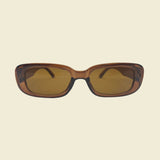 Sydney Sunglasses in Brown on Brown