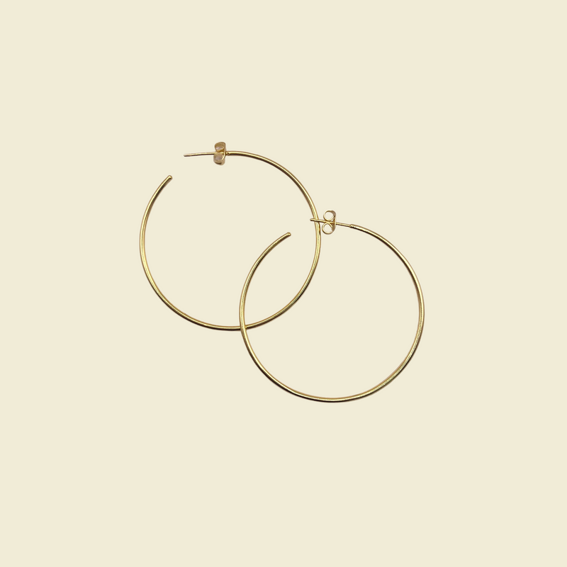 Hill Hoops 18K Gold Plated