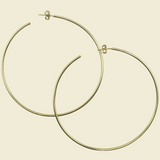 Hillary Oversized Hoops 18K Gold Plated