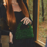 Britt Bead Bag in Green