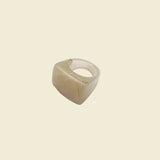 Renick Ring In Bone Size 8