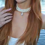 Gigi Pearl Baroque Necklace