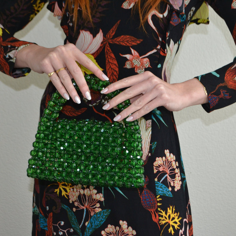 Britt Bead Bag in Green