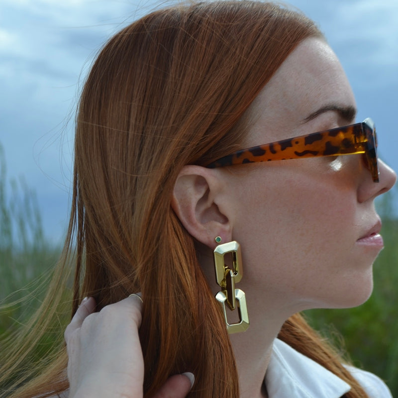 The Cara Chain Link Earring