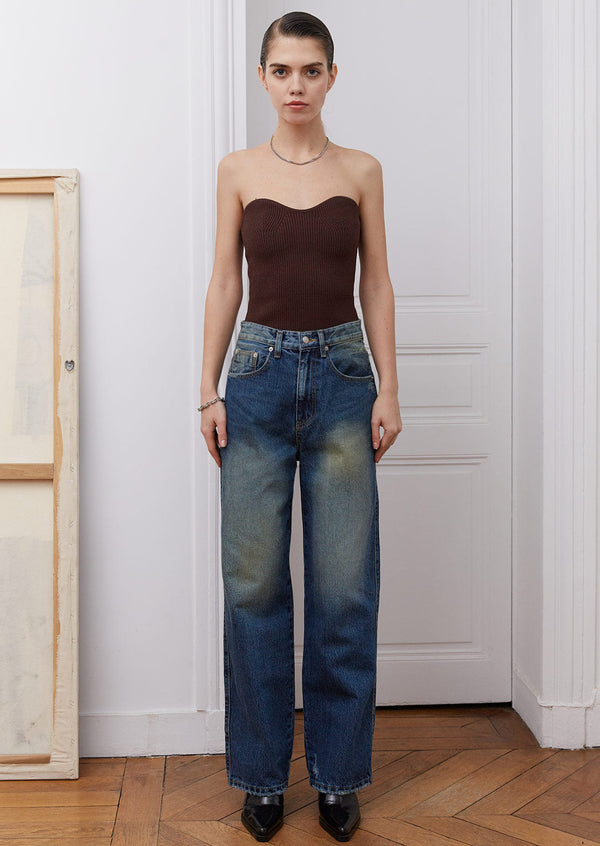 CASS SWEETHEART KNIT IN CHOCOLATE